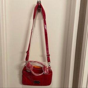 NWOT Chinese Laundry laptop bag red patent